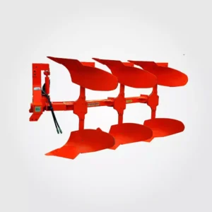 reversible mb plough working in field for deep soil turning and land preparation